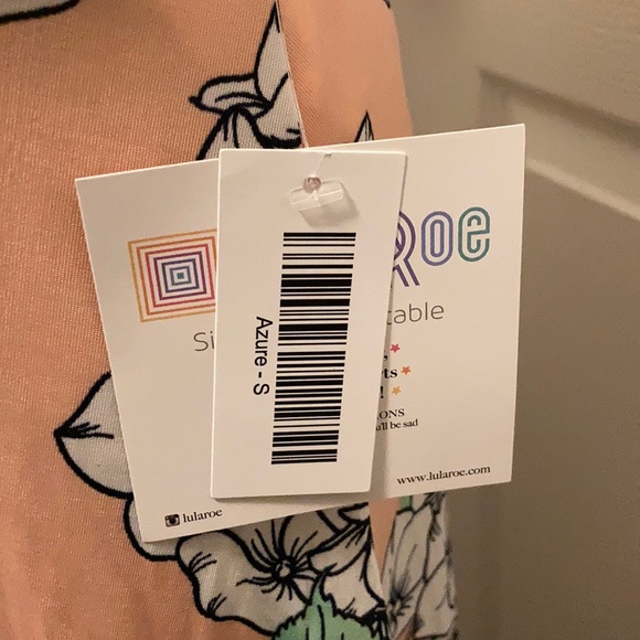 Lularoe Azure Floral Skirt - Picture 2 of 3